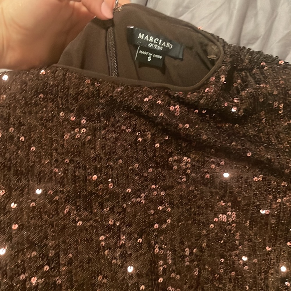 Marciano Sequin Set Top & Bottom - image 8